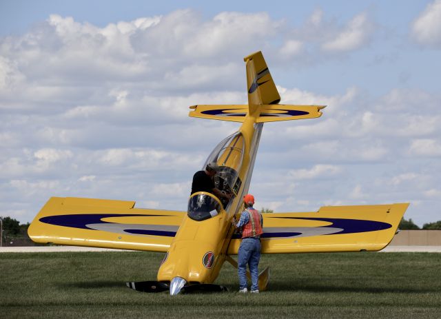 Vans RV-8 (N628GR) - Oops. On flightline.