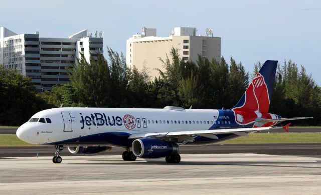 Airbus A320 (N605JB) - 'Blue Monster'