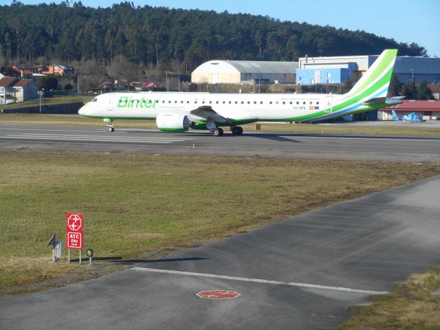 EMBRAER ERJ-190-400 (EC-NFA) - EC-NFA "Tenerife" landed on LEVX from GCXO. 09/01/2021