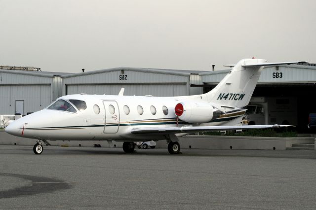 Beechcraft Beechjet (N471CW) - Parked on the Atlantic Aviation ramp on 28-Nov-06.  Reregistered N706RM 21-Jul-07.