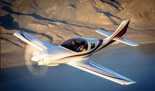 PAI Lancair 320 (N360JD) - Over Pyramid Lake, NV