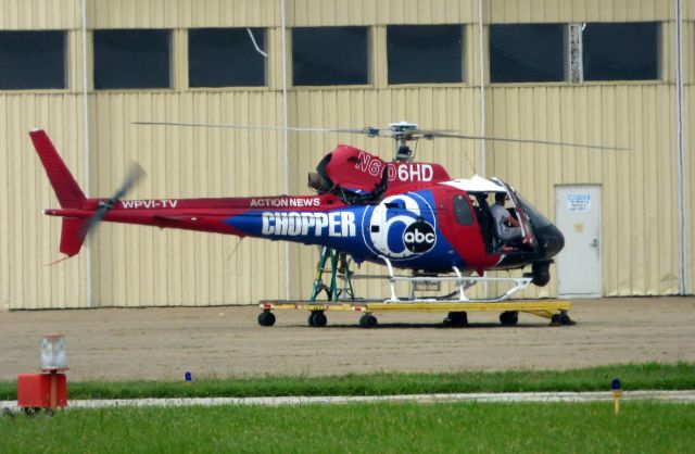 Eurocopter AS-350 AStar (N606HD) - Local ABC affiliate Eurocopter AS-350 getting things checked out in the Summer of 2018.