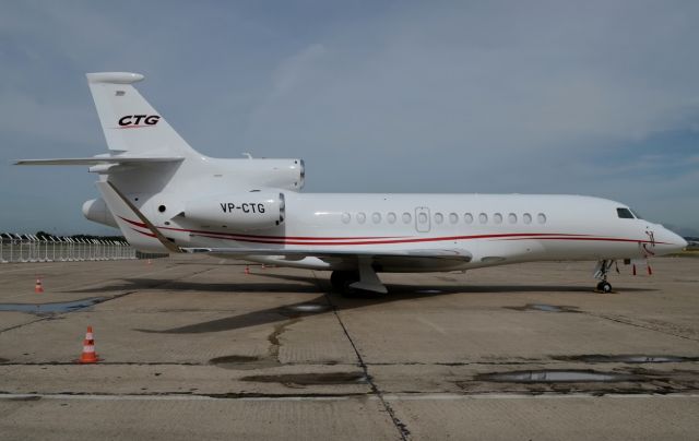 Dassault Falcon 7X (VP-CTG) - 27/07/2013