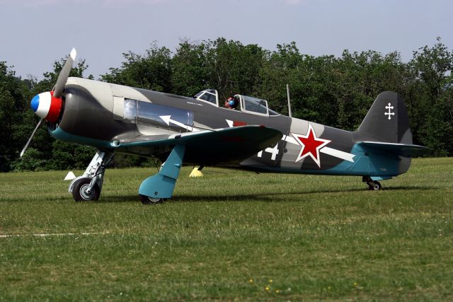 F-AZNN — - Yakovlev YAK-11, le temps des hélices Air Show in may 2012, La ferté-Alais (LFFQ)