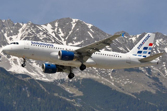 Airbus A320 (F-GSTR) - On final for rwy26