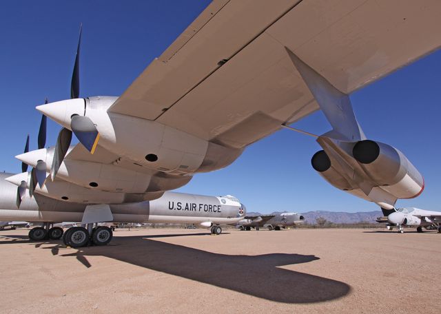 52-2827 — - Convair B-36J Peacemaker The B-36 is the largest bomber and the last piston engine powered bomber produced by the United States.