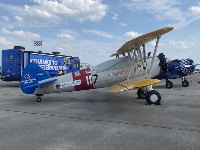 Boeing PT-17 Kaydet (N65011) - Date Taken: Saturday, June 22, 2024br /br /From the 2024 Dayton Air Show, starring the U.S. Navy Blue Angels!