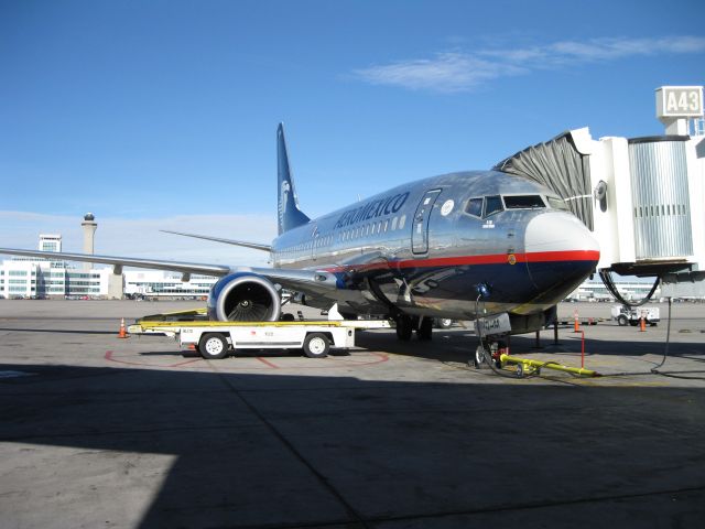 Boeing 737-700 (XA-QAM) - Parked at gate A43 on A concourse at DIA.