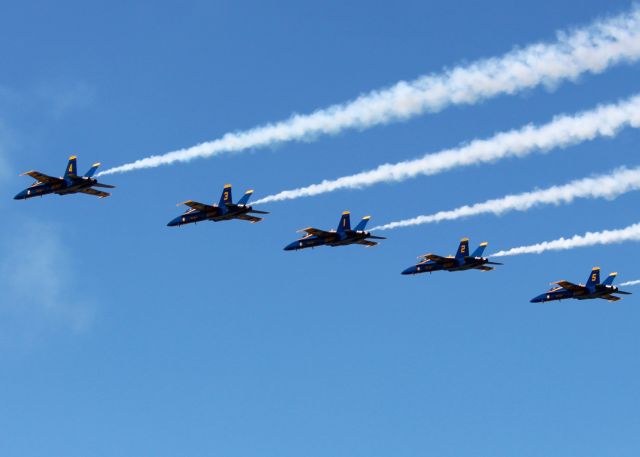 McDonnell Douglas FA-18 Hornet (16-3455) - Friday practice at Barksdale Air Force Base. 