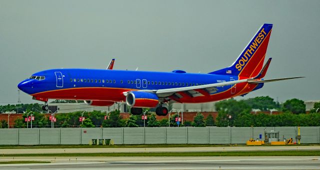 Boeing 737-800 (N8618N) - N8618N Southwest Airlines Boeing 737-8H4 Serial Number 36915 - Chicago Midway International Airport (IATA: MDW, ICAO: KMDW, FAA LID: MDWbr /Photo: TDelCorobr /July 12, 2018