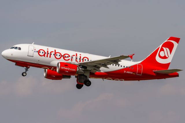 Airbus A319 (D-ABGQ) - D-ABGQ Air Berlin Airbus A319-112 departing to Berlin - Tegel (TXL / EDDT) @ Düsseldorf (DUS / EDDL) / 21.07.2016