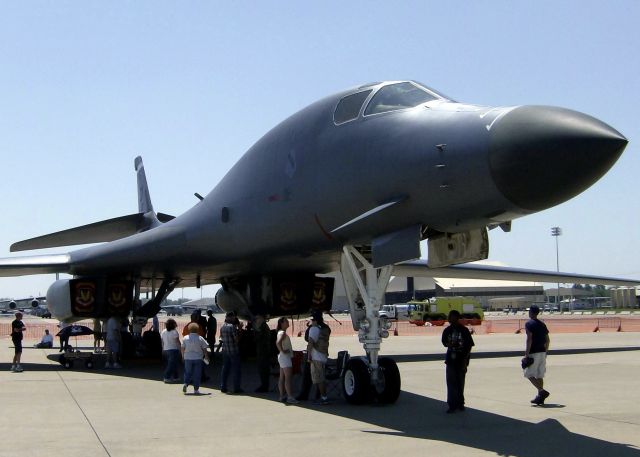 Rockwell Lancer (85-0059) - At Barksdale Air Force Base.