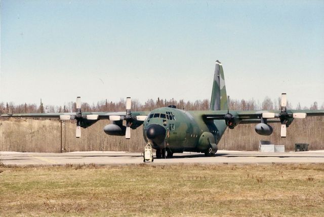 Lockheed C-130 Hercules (64-0534) - Ground trainer at Elmendorf AFB. Mid 1990s Photo credit to Todd- thanks.