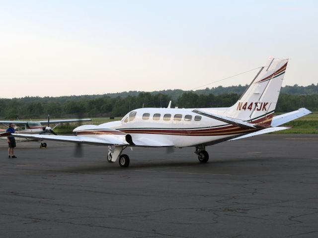 Cessna Conquest 2 (N441JK) - Very nice aircraft. Engine start.