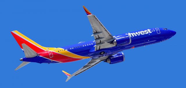 Boeing 737 MAX 8 (N8708Q) - N8708Q Southwest Airlines Boeing 737-8 MAX s/n 42566 - Las Vegas - McCarran International Airport (LAS / KLAS)br /USA - Nevada May 14, 2021br /Photo: Tomás Del Coro