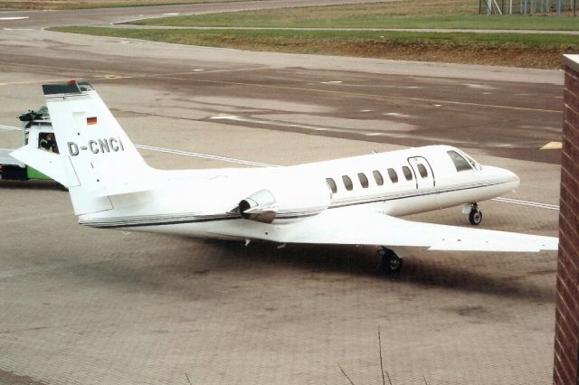 Cessna Citation V (D-CNCI) - Seen here in Apr-00.br /br /Reregistered N46GA 11-Sep-03,br /then N603HC 12-Sep-14,br /then N608HC 19-Dec-19,br /then N527RY 1-May-20.