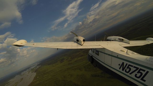 Grumman G-44 Widgeon (N575L) - Flying back in to Fairbanks for the night