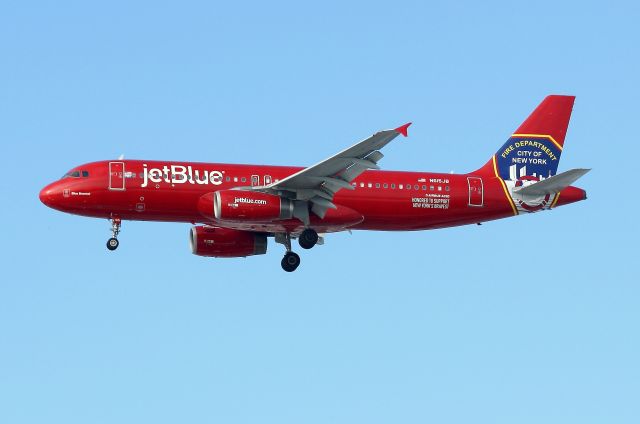 N615JB — - Blue Bravest arriving from JFK