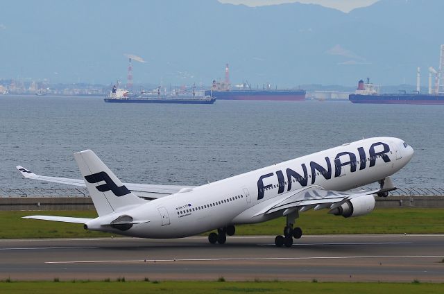 Airbus A330-300 (OH-LTP) - I took this picture on Sep 26, 2018.br /AY080/26Sep