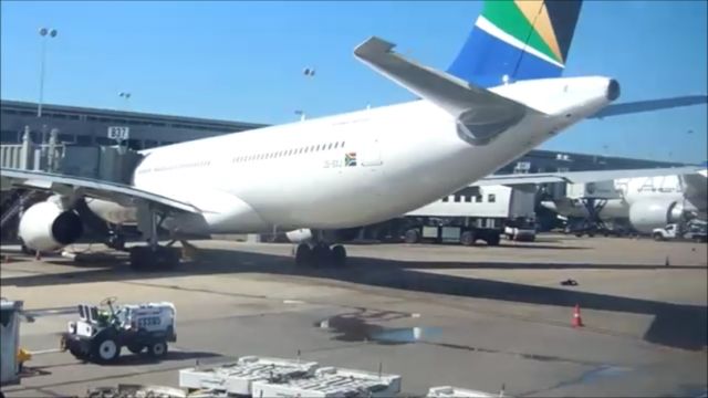 Airbus A330-300 — - Welcome to Dulles International on a Sunny Late-Morning, A South African Airways Airbus A330-300 Sits On The Ramp In September 2017br /This Is My 400th Photo!