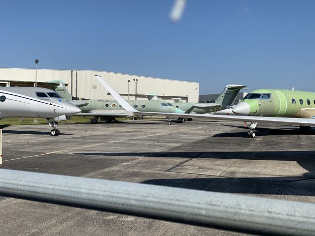 — — - When your backyard is filled with business jet prototypes instead of cars on blocks!