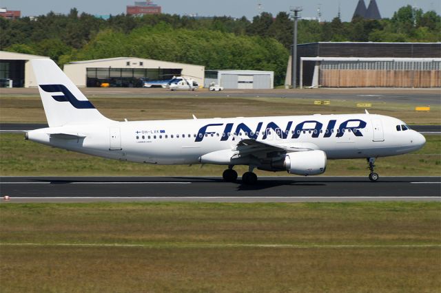 Airbus A320 (OH-LXK) - Airbus A320-214, Finnair, OH-LXK, EDDT Airport Berlin-Tegel, 07.May 2018