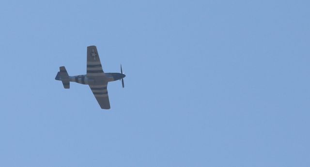 North American P-51 Mustang (N151TP) - photographed about 8 miles SSW of KPGD