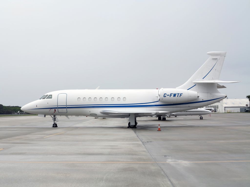Dassault Falcon 2000 (C-FWTF) - A very nice business jet with exceptional short field performance. No location as per request of the aircraft owner.