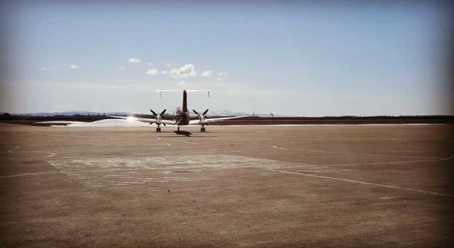 Beechcraft 1900 (N972EA) - 972 departing Galena Alaska on a beautiful day!