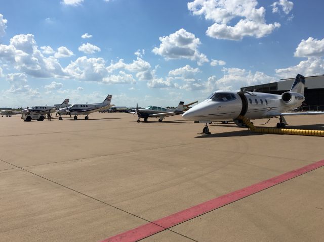 Learjet 55 (N700SR) - Alliance Aviation Services FBO