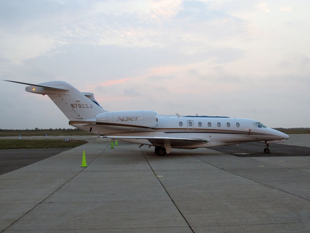 Cessna Citation X (N792XJ) - A very fast aircraft.