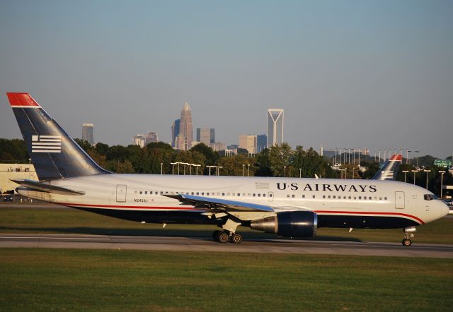 BOEING 767-300 (N245AY) - Rolling 18C - 10/10/10