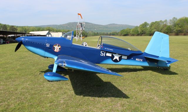 Vans RV-8 (N151TK) - A VANS RV8 at the EAA 190 Breakfast Fly-In at Moontown Airport in Brownsboro, AL - April 15, 2017. 