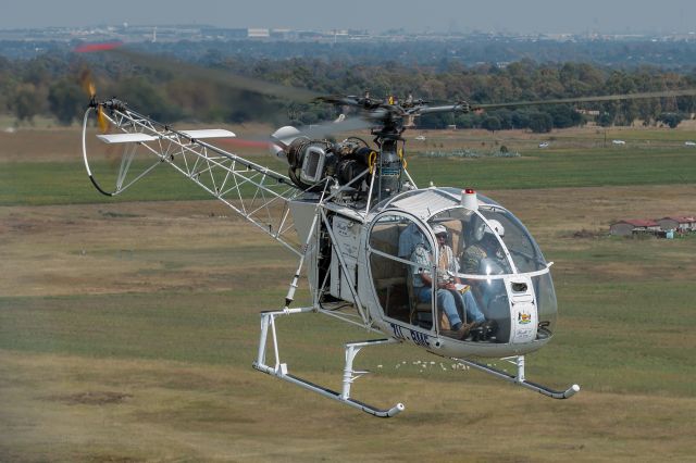 SUD-EST SE-3130 Alouette 2 (ZU-BMF) - Alouette II on the way to an event.