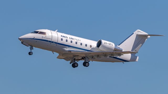 Canadair Challenger (VH-OFC) - Former RAAF VIP jet in new role.