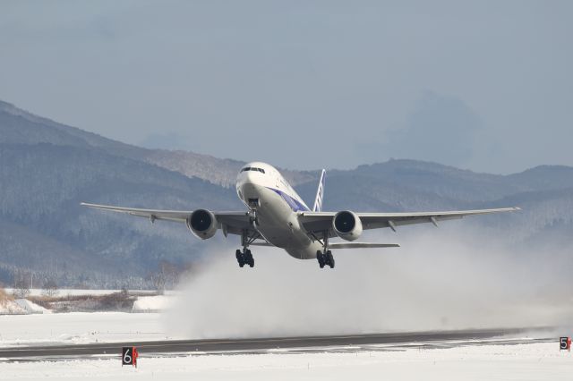 Boeing 777-200 (JA706A) - 07 January 2016:HKD-HND.