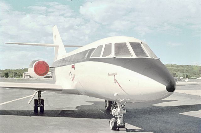 Dassault Falcon 20 (A11078) - Dassault Mystere 20 A11-078 RAAF Pearce (YPEA)late 1960s.