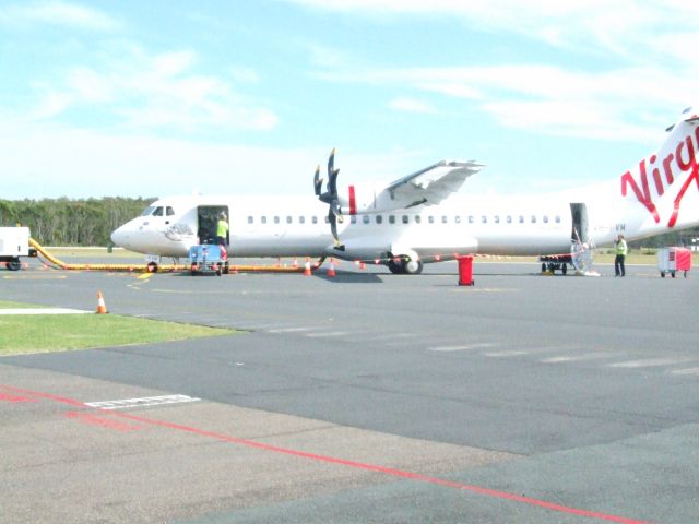 VH-FVM — - Woolamai Beach being prepared for take off...