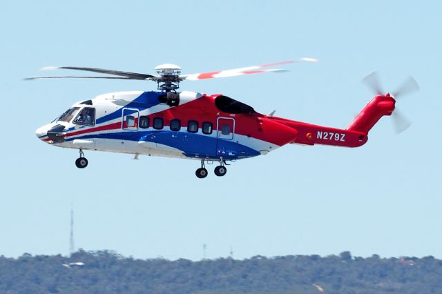 Sikorsky Helibus (N279Z) -  Sikorsky S-92A cn 92-0279. N279Z overshoot runway 03 YPPH 08 Oct 2022