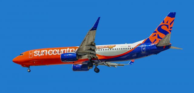 Boeing 737-800 (N830SY) - N830SY Boeing 737-83N Sun Country Airlines s/n 30706 - Harry Reid International Airport KLASbr /Photo: TDelCorobr /September 7, 2023