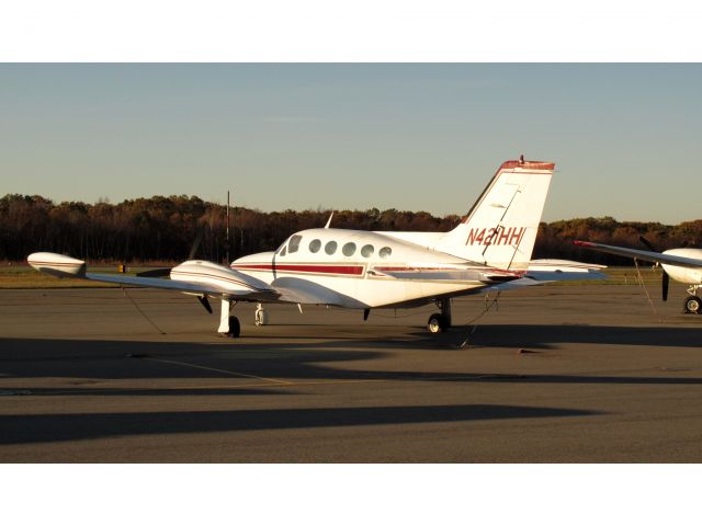 Cessna 421 (N421HH) - Pressurized piston twin.