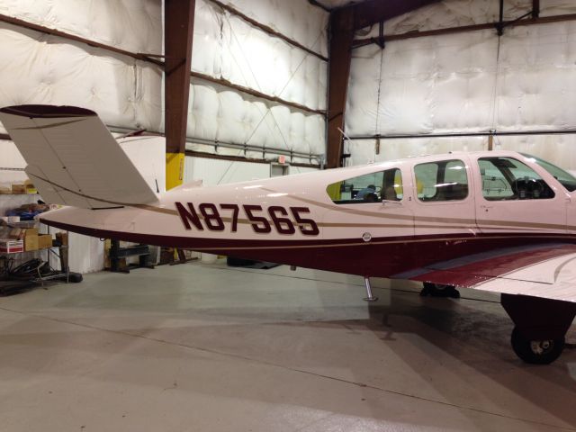 Beechcraft 35 Bonanza (N87565) - Refurbished V Tail..NICE JOB