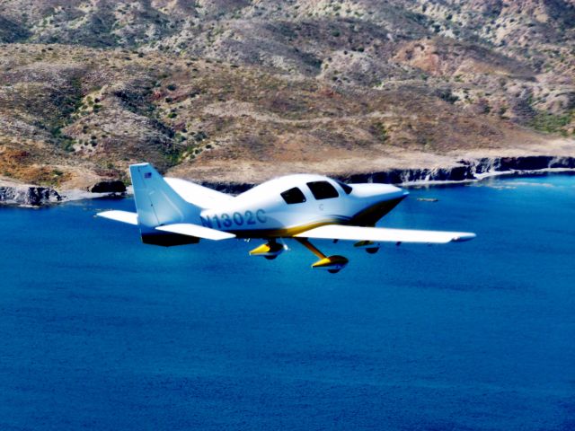 Cessna 400 (N1302C) - Flying over Baja California