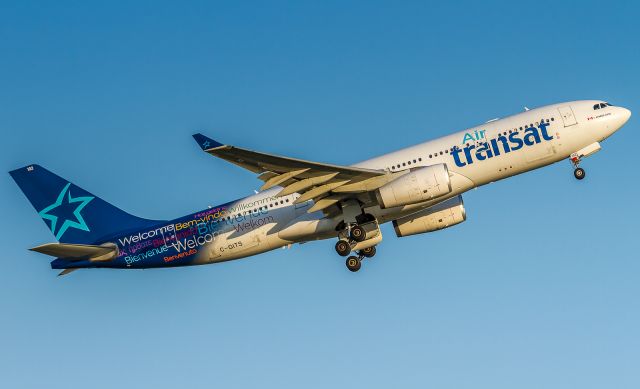 Airbus A330-200 (C-GITS) - The Azores Glider heads off to Lisbon