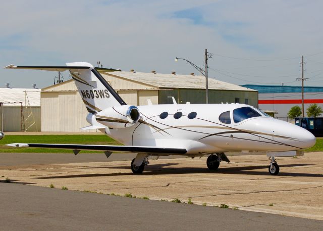 Cessna Citation Mustang (N603WS) - At Downtown Shreveport.
