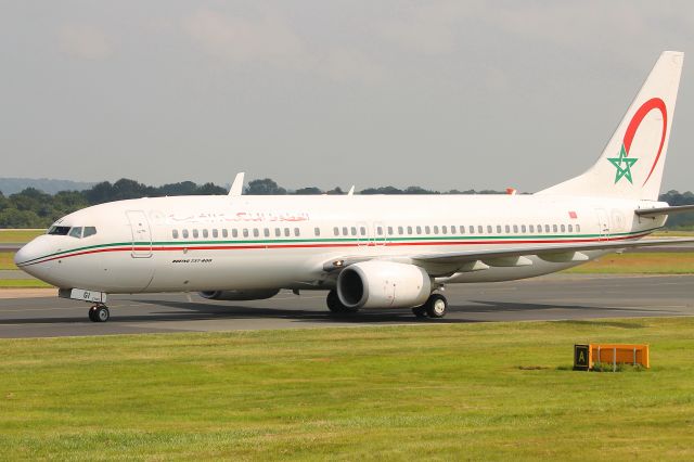 Boeing 737-800 (CN-RGI) - Royal Air Maroc Boeing 737-800 just landed in Manchester from Casablanca at 16:03 on Tuesday 25/07/17