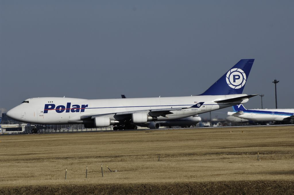 Boeing 747-400 (N450PA) - Departure at NRT Airport R/W34L on 2012/01/04