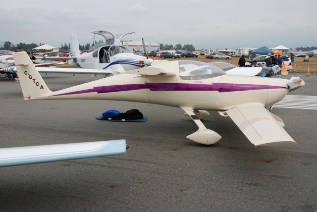 QUICKIE Quickie (C-GTCA) - Parked on the taxiway during the Abbottsford Airshow. BC.  Aug 7/09