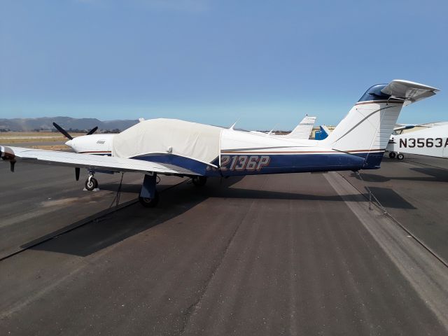 Piper Cherokee (N2136P) - Parked at Santa Ynez