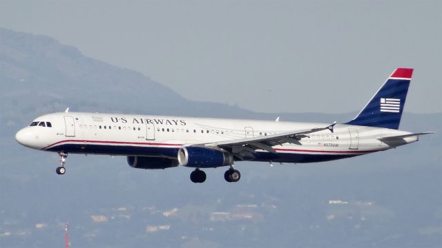 Airbus A321 (N570UW) - N570UW American Airlines Airbus A321-200br /Age 1.5 Yearsbr /06-Mar-2015 A321/L Phoenix Sky Harbor Intl (KPHX) San Francisco Intl (KSFO) 15:07 MST 15:41 PST 1:34